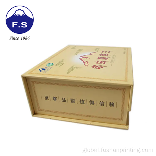 Foil Embossing Package Box Gold Foil Advanced Printing Gift Paper Package Box Supplier